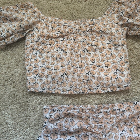 SEED TEEN - GIRLS FLORAL SKIRT AND TOP - Picture 4 of 7